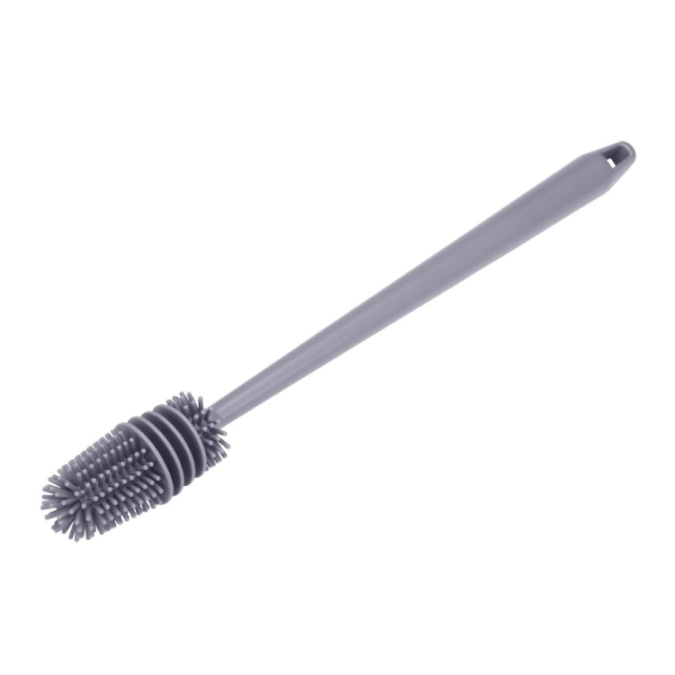 Silikonowa szczotka do butelek GRAY 40cm RAVI